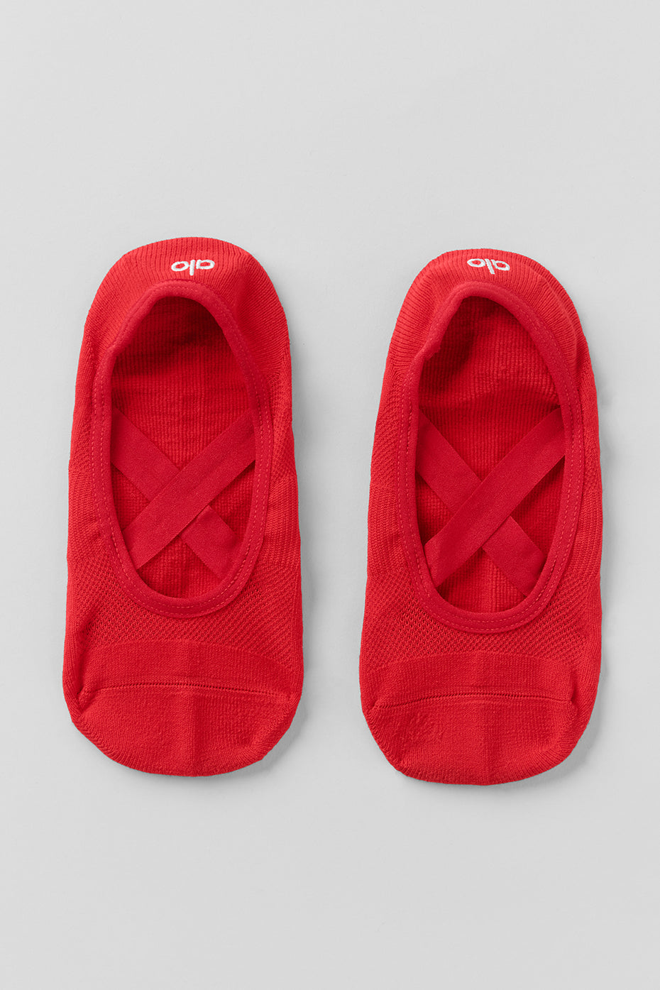 Women's Pivot Barre scok - 10 pairs - Bright Red