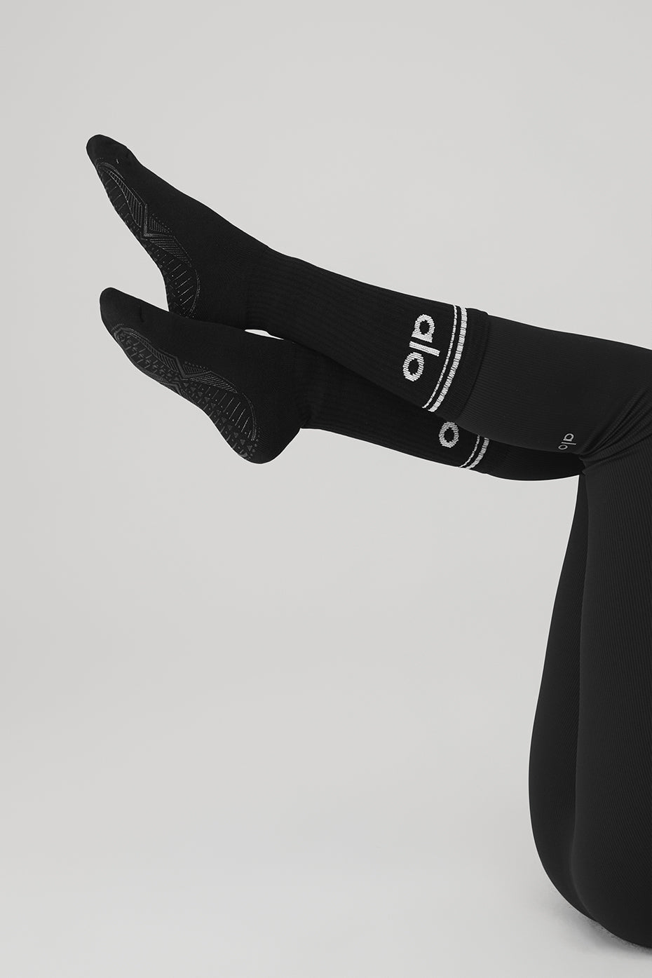 Women's Throwback Barre scok - 10 pairs - Black/White