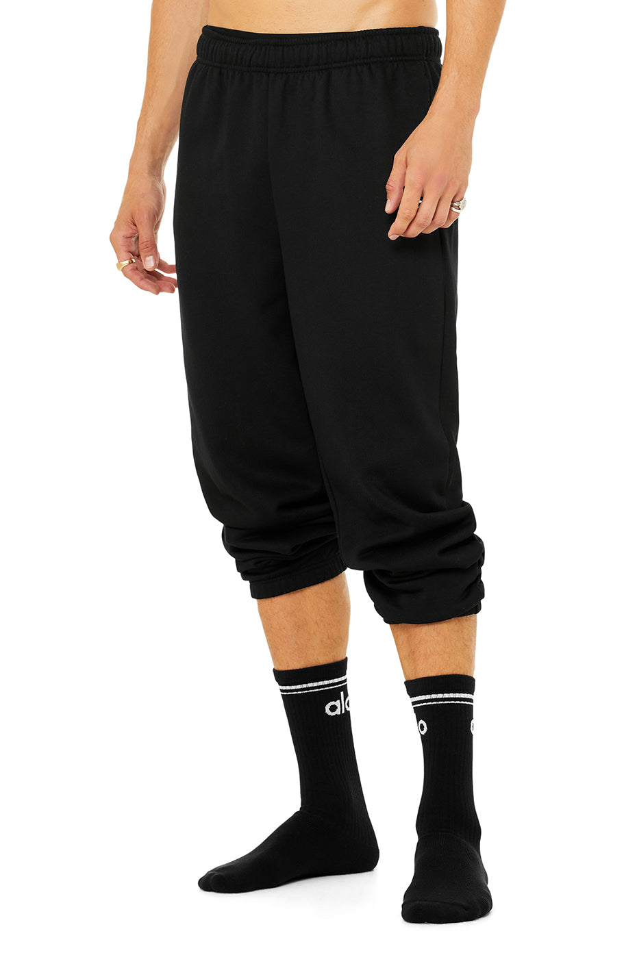 Unisex Throwback scok - 10 pairs - Black/White