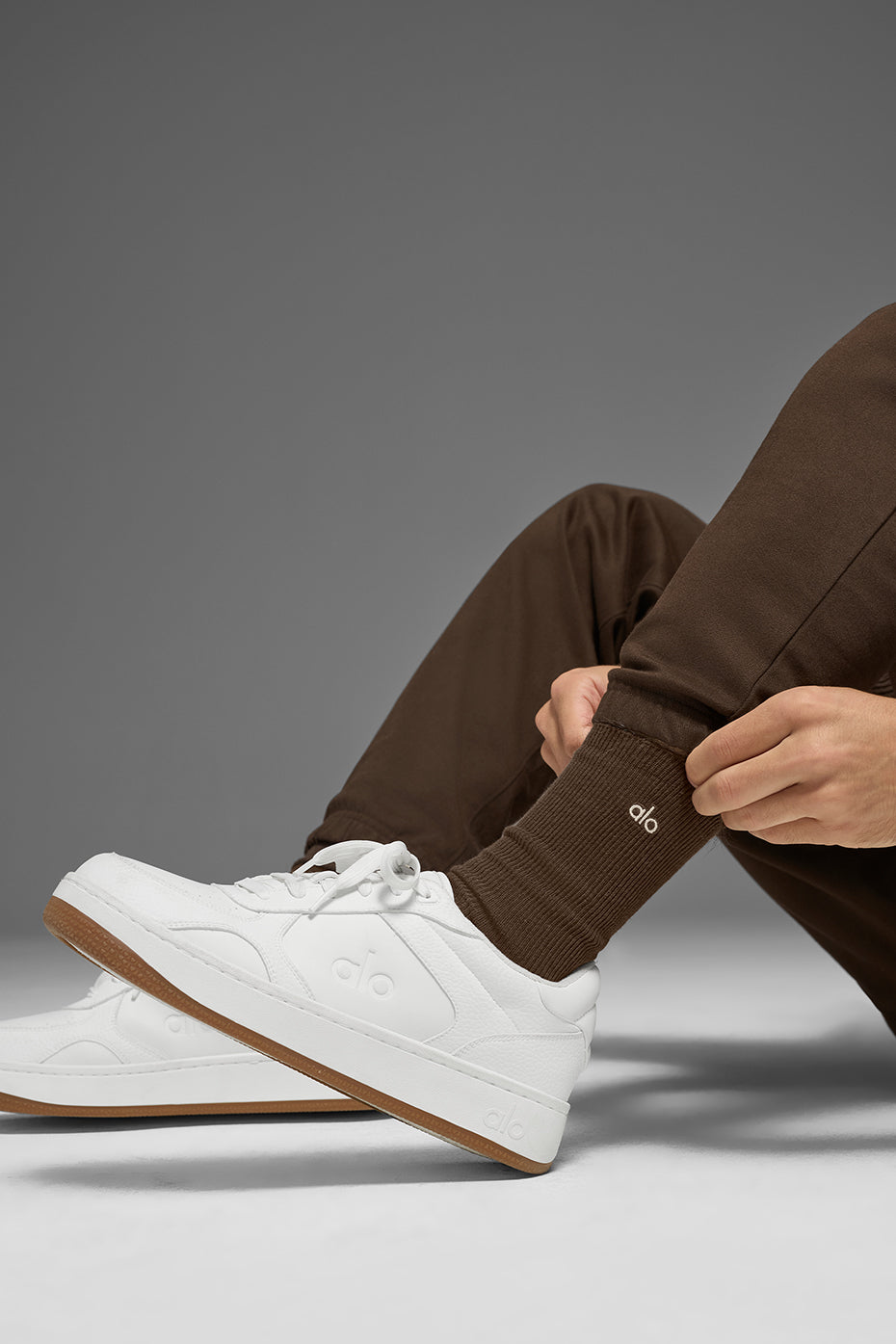 Unisex Half-Crew Understated scok - 10 pairs - Espresso