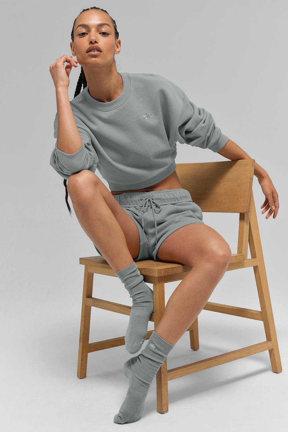 Unisex Half-Crew Understated scok - 10 pairs - Lunar Grey