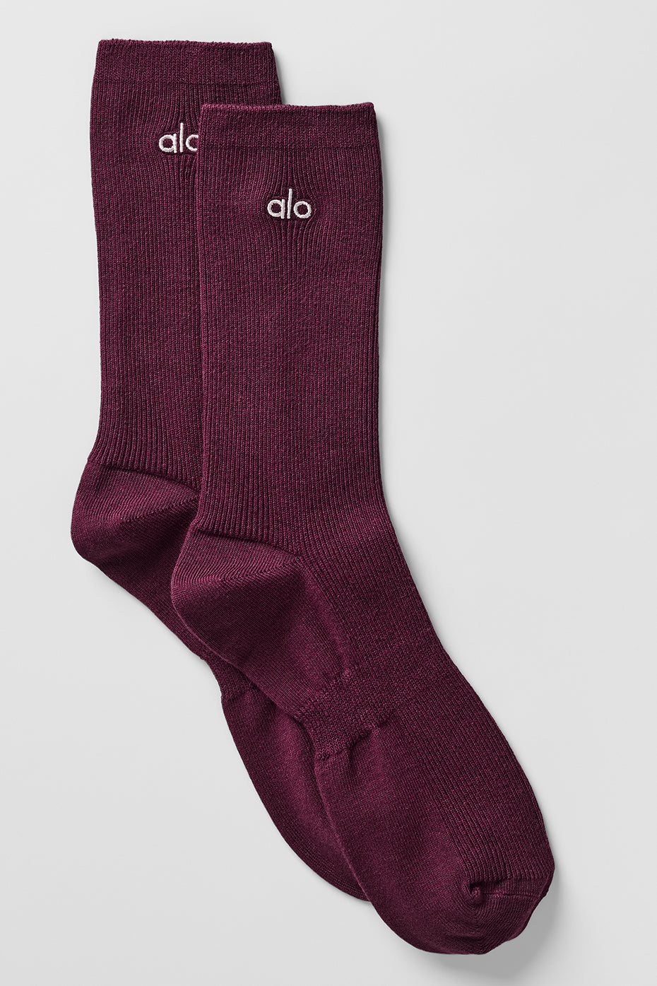 Unisex Half-Crew Understated scok - 10 pairs - Burgundy