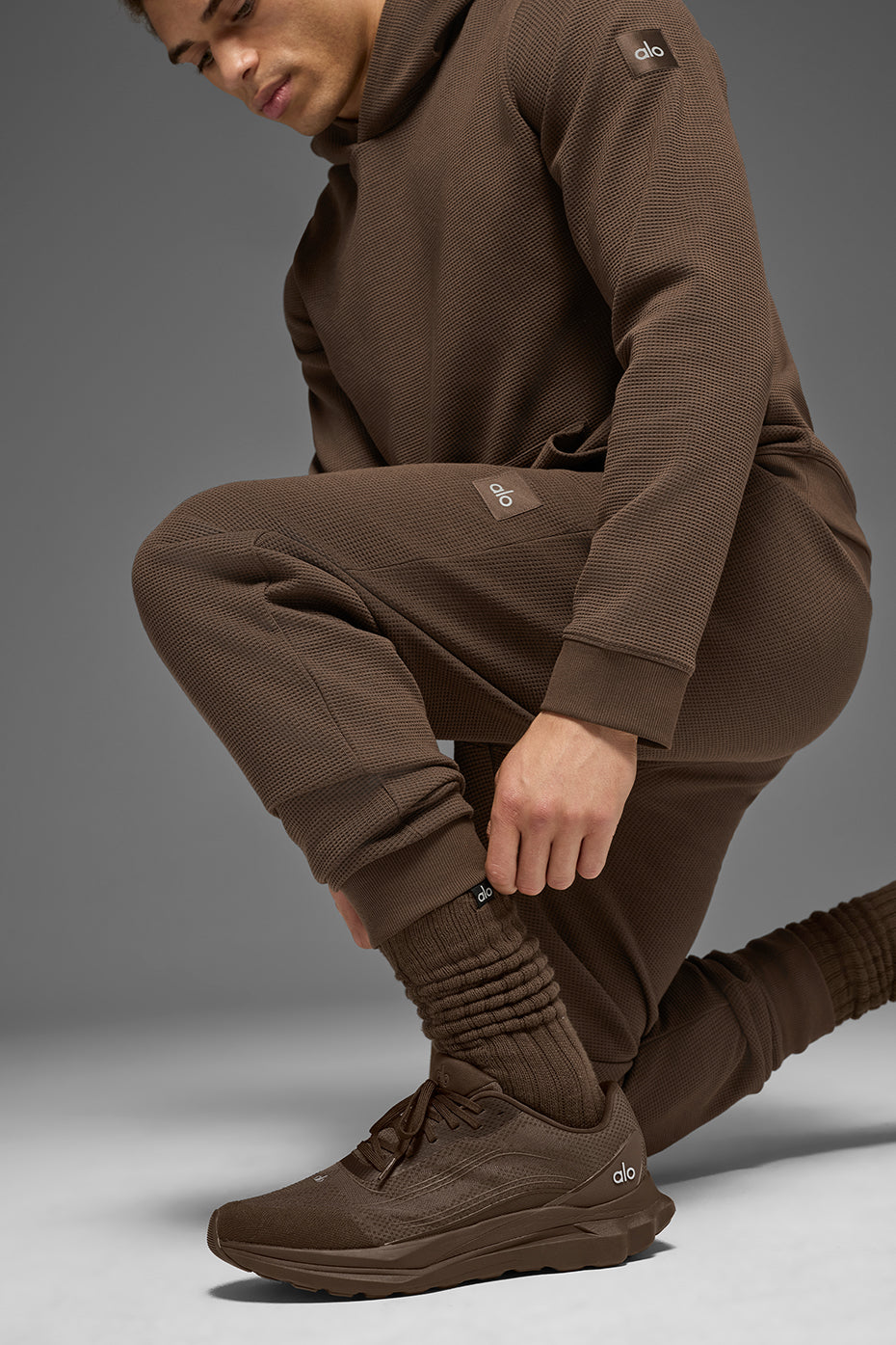 Unisex Scrunch scok - 10 pairs - Espresso