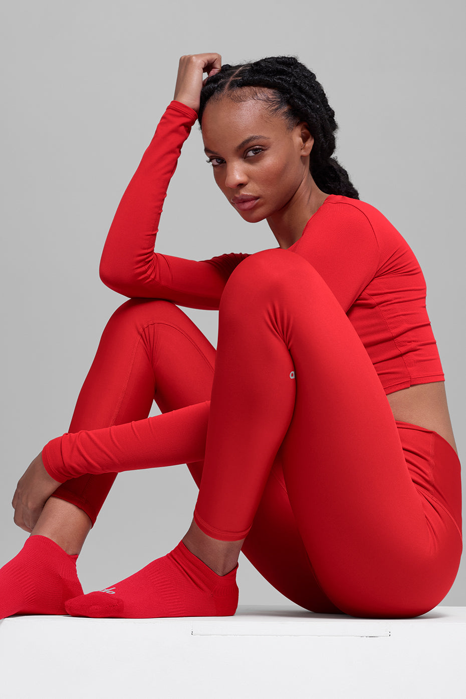 Unisex Performance Tab scok - 10 pairs - Bright Red